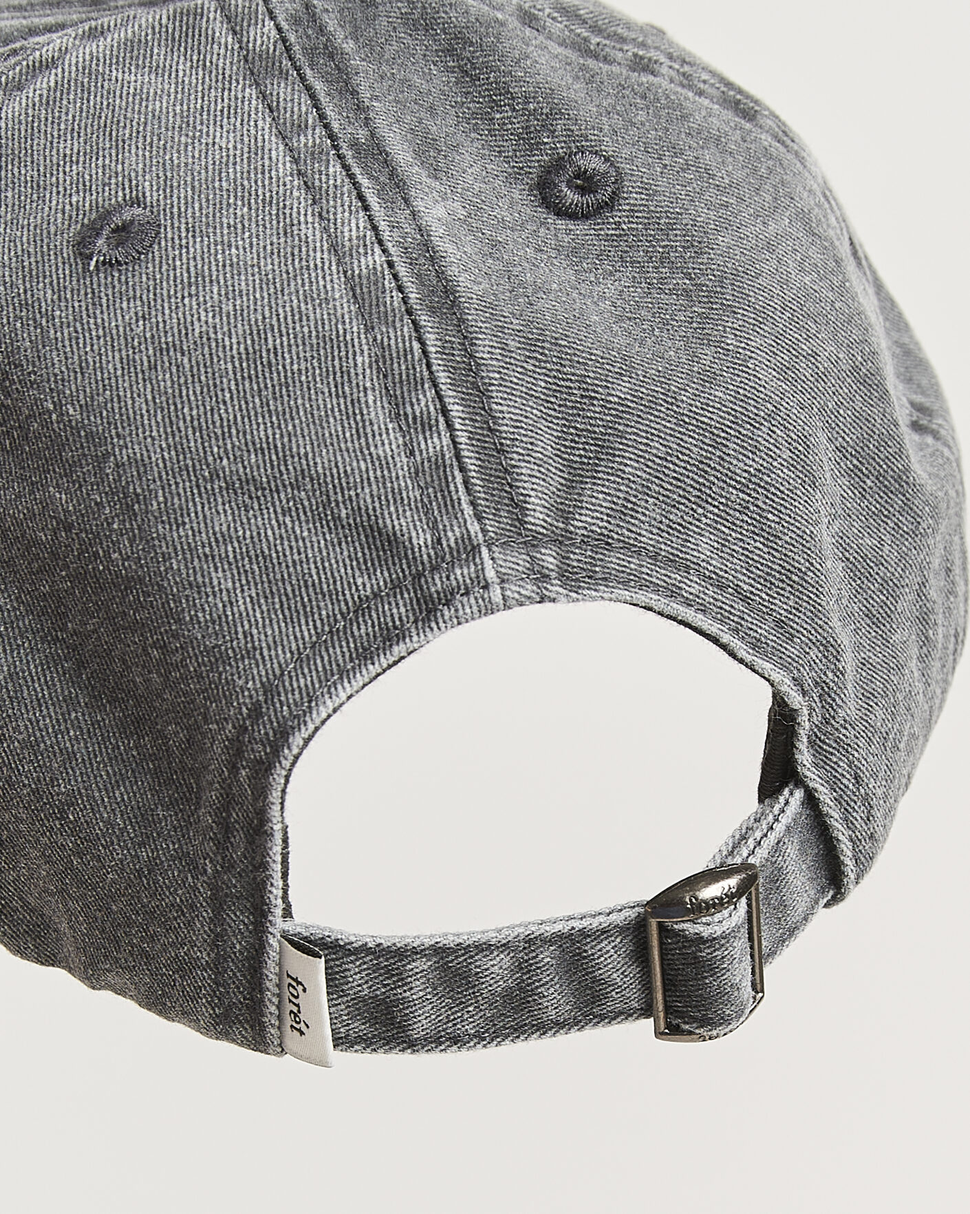 Men | Hats & Caps | Forét | Bouquet Heavy Washed Cap Washed Black