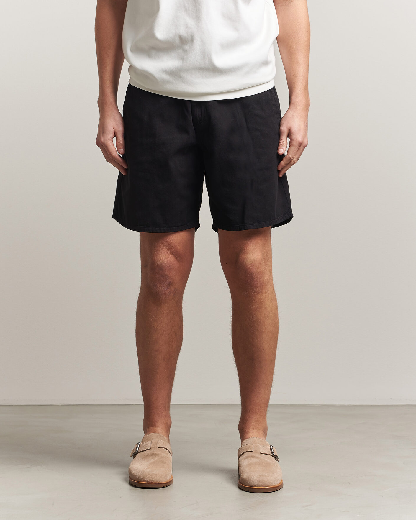 Men | Shorts | Forét | Clay Light Shorts Black