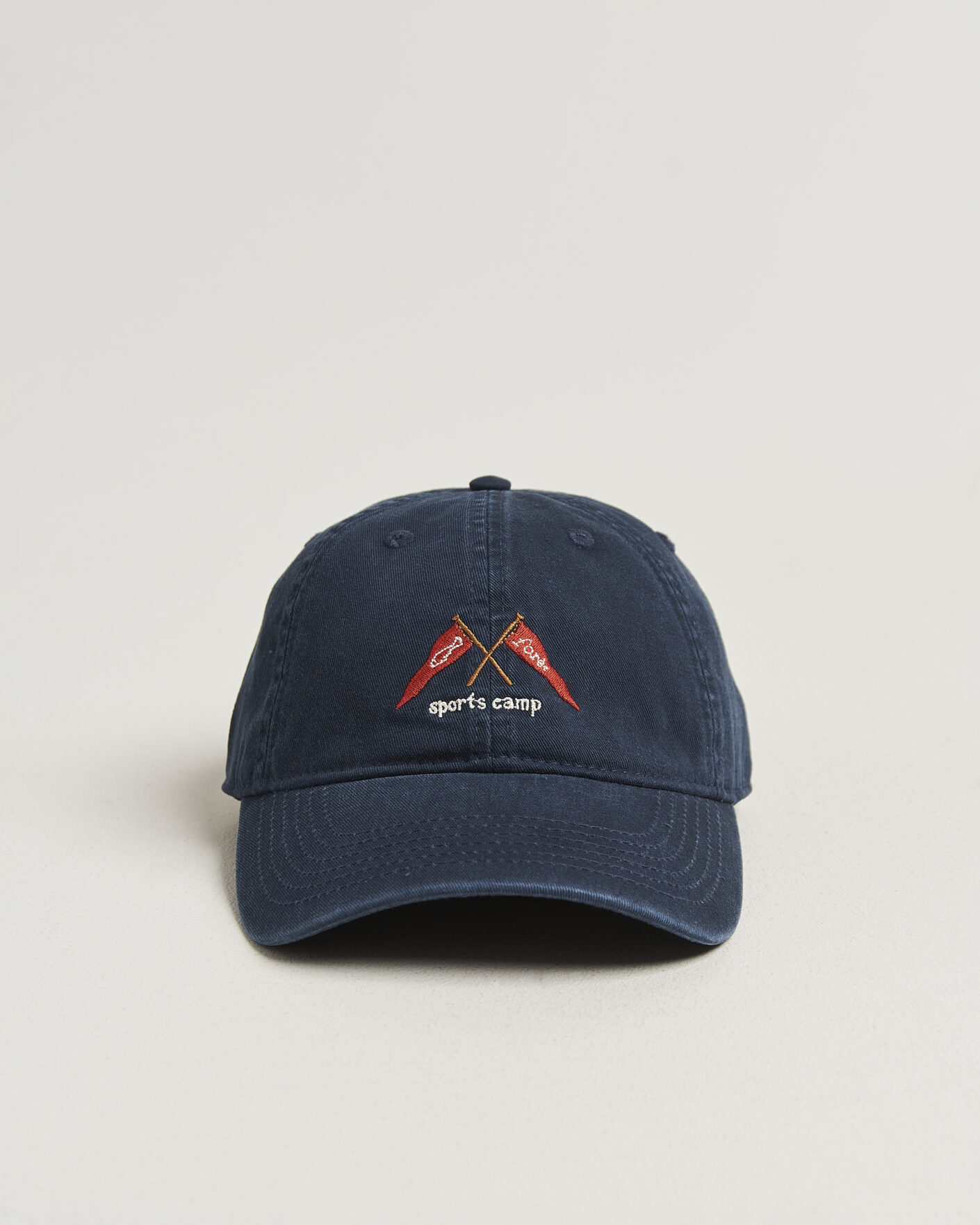 Men | Hats & Caps | Forét | Pennant Washed Cap Navy