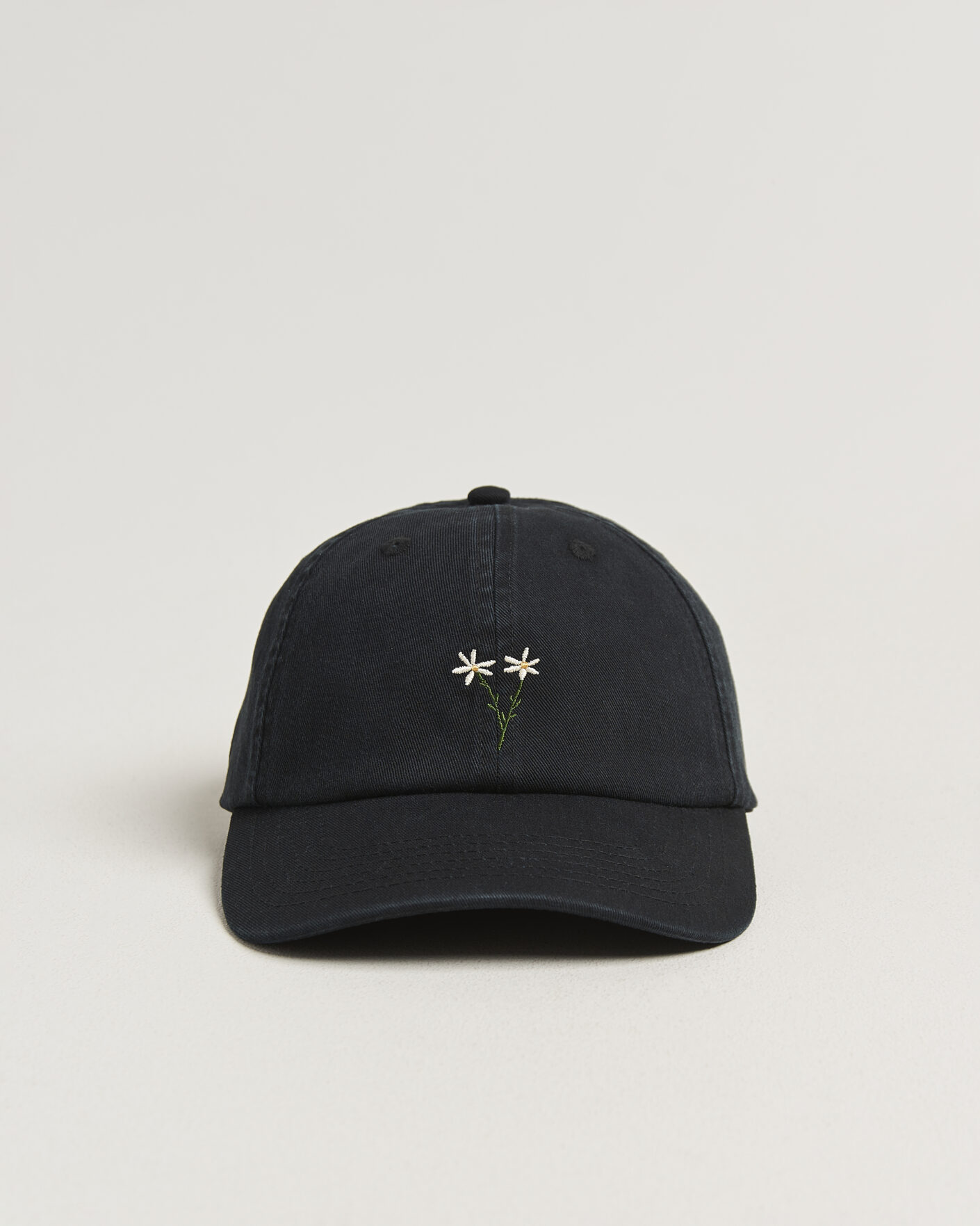 Men | Hats & Caps | Forét | Posy Washed Cap Black