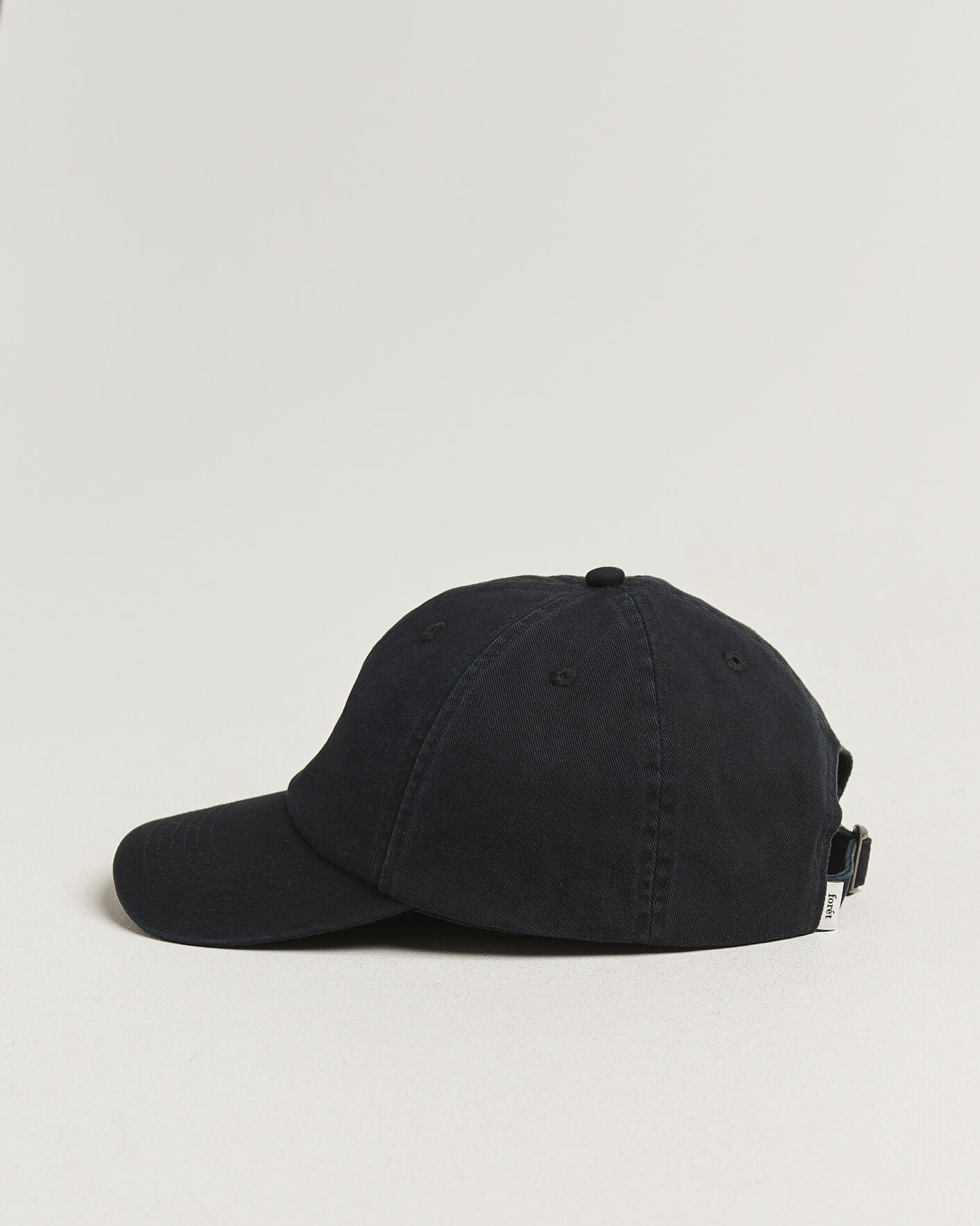 Men | Hats & Caps | Forét | Posy Washed Cap Black