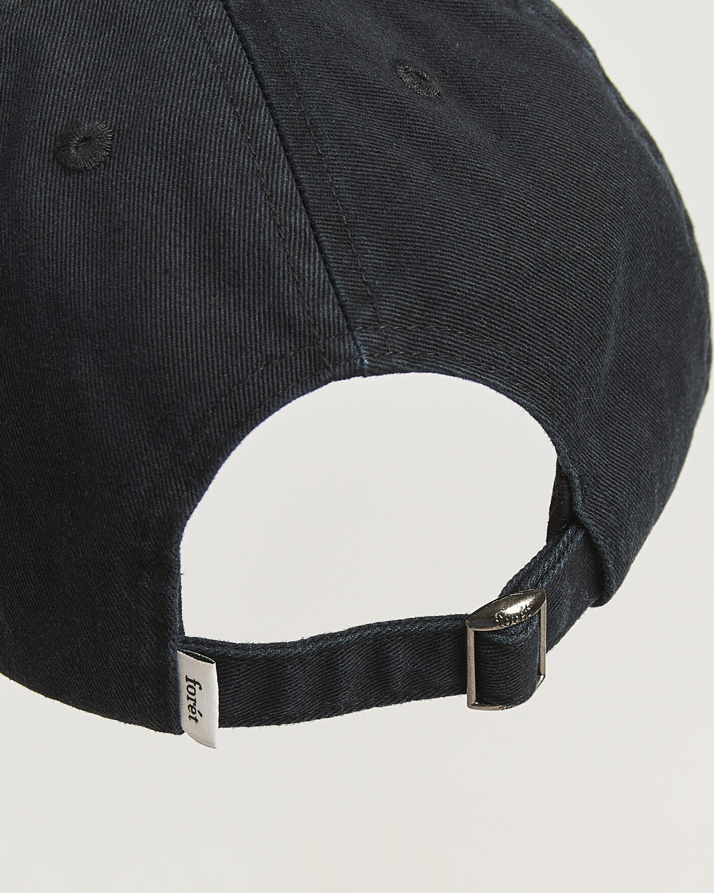 Men | Hats & Caps | Forét | Posy Washed Cap Black