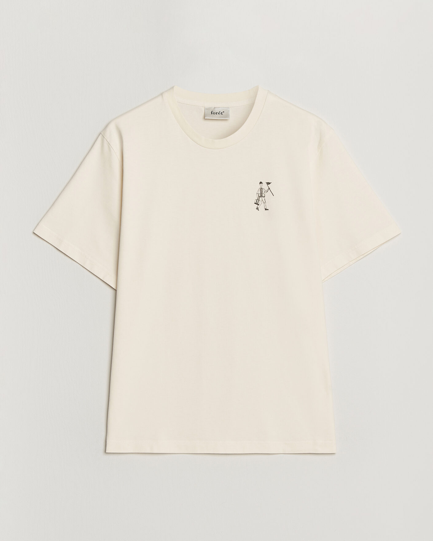 Men | T-Shirts | Forét | Walker T-Shirt Cloud
