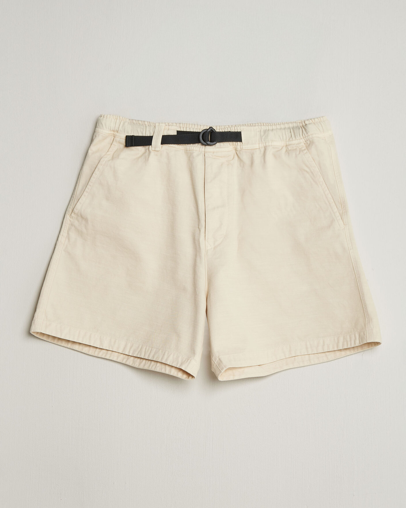 Men | Shorts | Stone Island | Marina Organic Slub Cotton Shorts Ivory