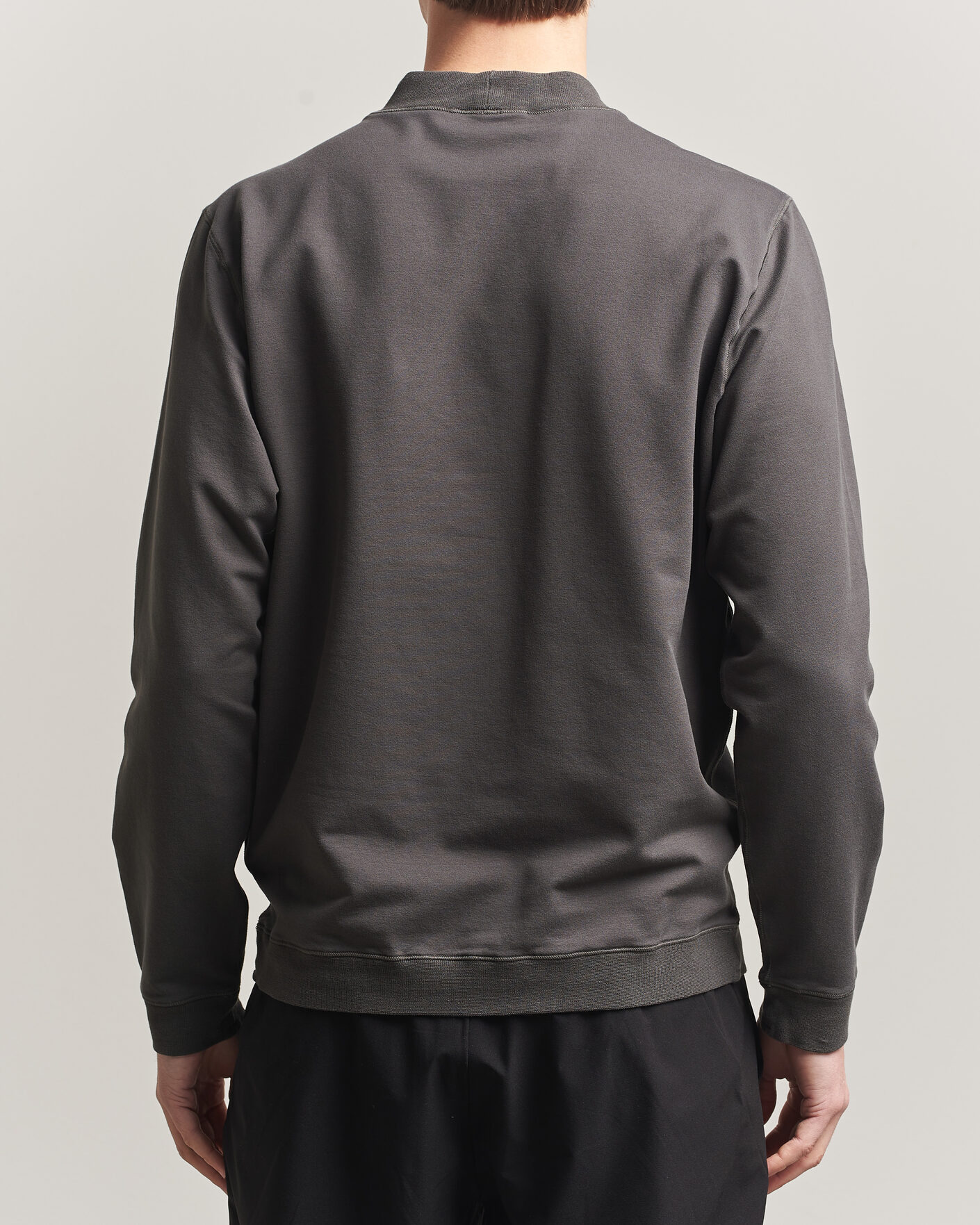 Men | Sweaters & Knitwear | Stone Island | Stellina Cotton Sweatshirt Charcoal