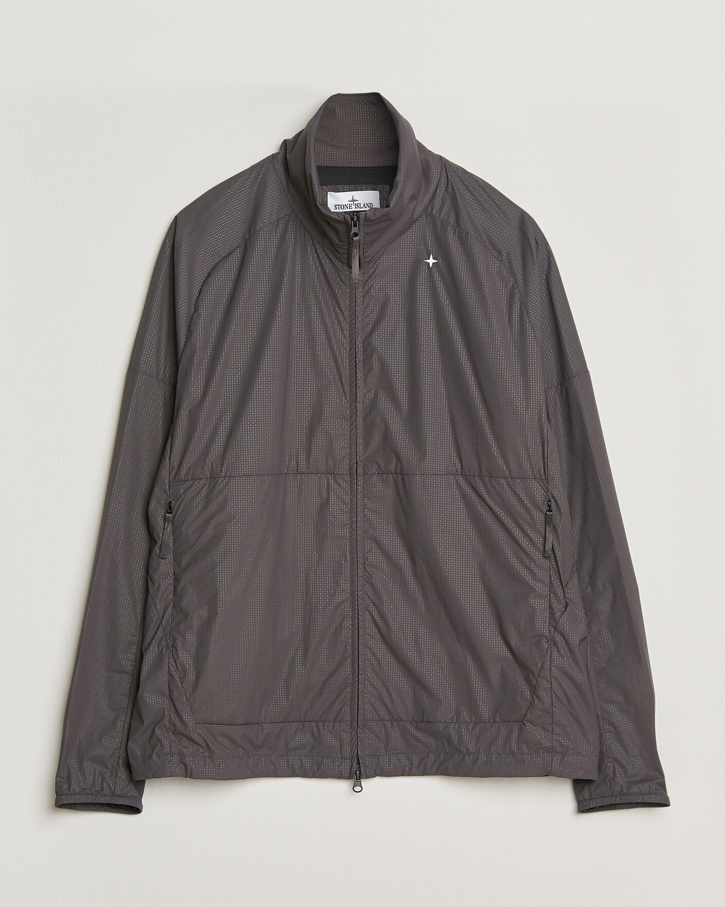 Men | Coats & Jackets | Stone Island | Stellina Nylon Stretch Field Jacket Charcoal