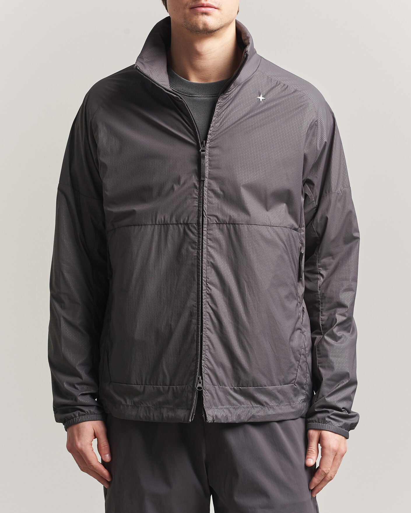 Men | Coats & Jackets | Stone Island | Stellina Nylon Stretch Field Jacket Charcoal
