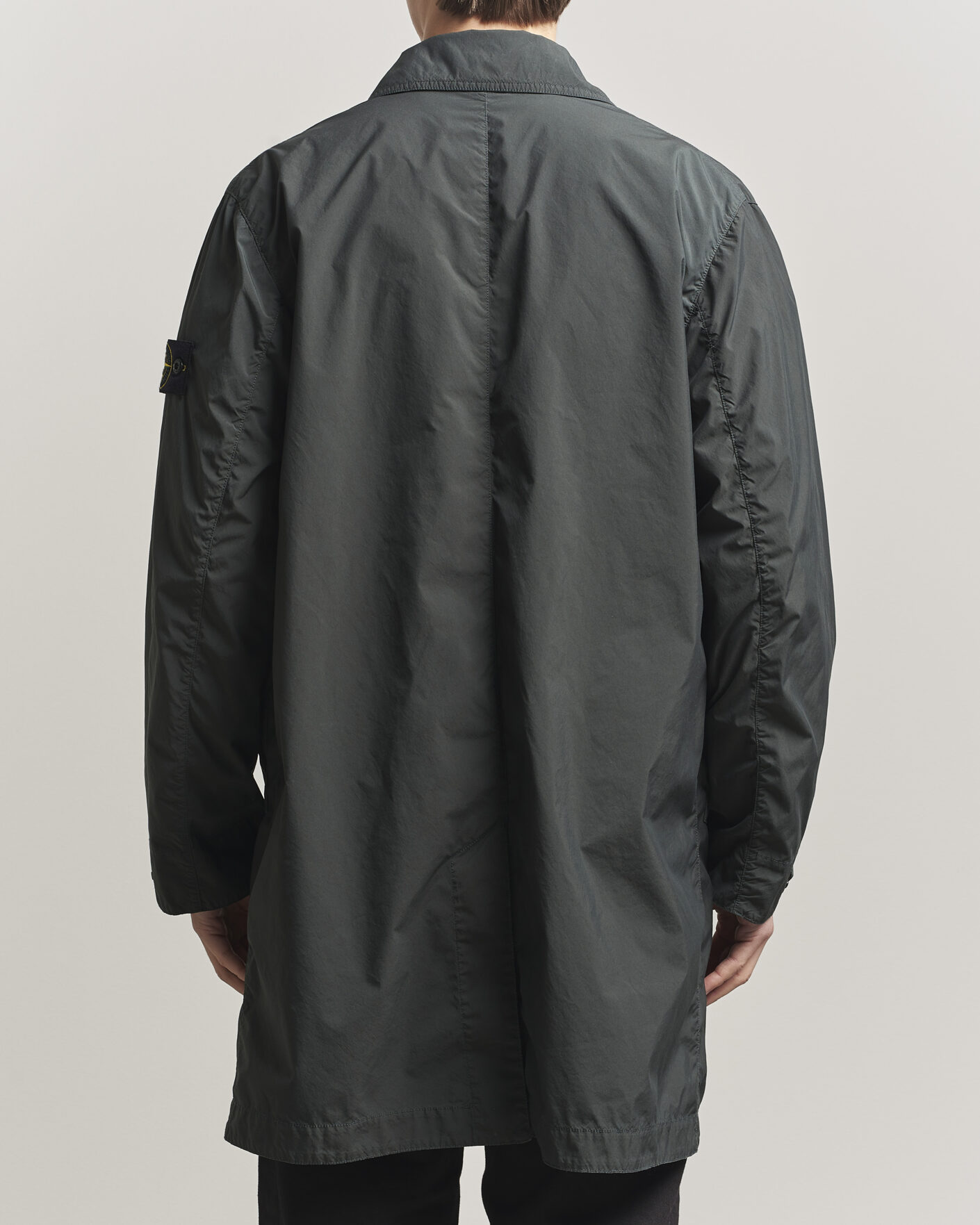 Men | Coats & Jackets | Stone Island | Light Compact Car Coat Charcoal