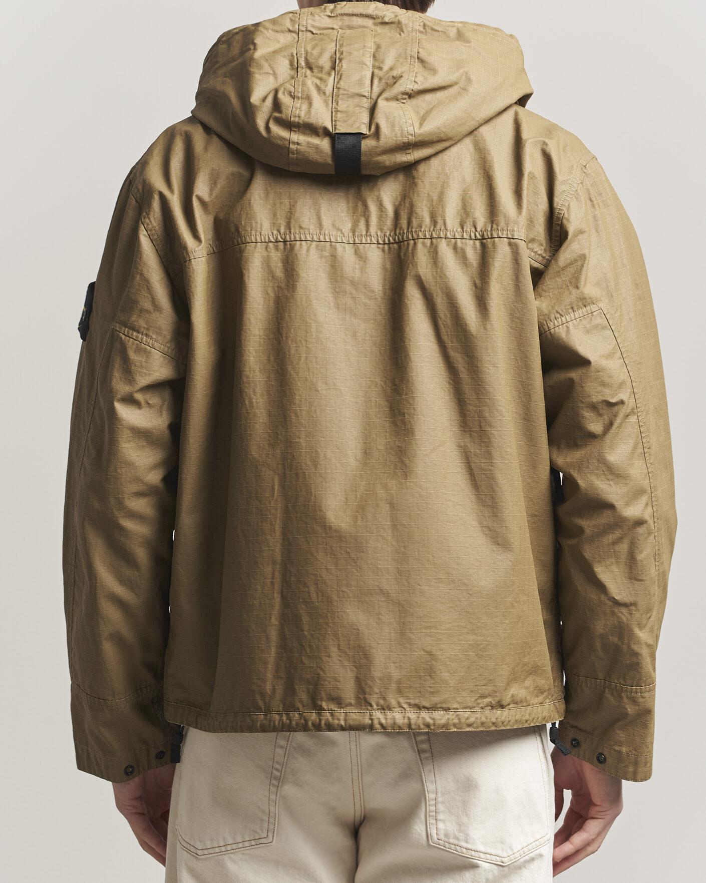 Stone Island Double Coated Cotton Ripstop Jacket Military Stone Island Double Coated Cotton Ripstop Jacket Military