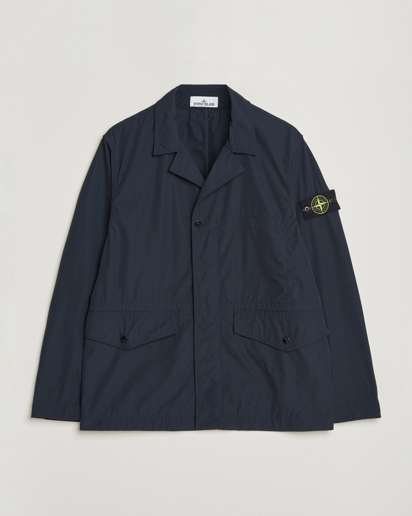 Men | Coats & Jackets | Stone Island | Micro Twill Blazer Jacket Navy