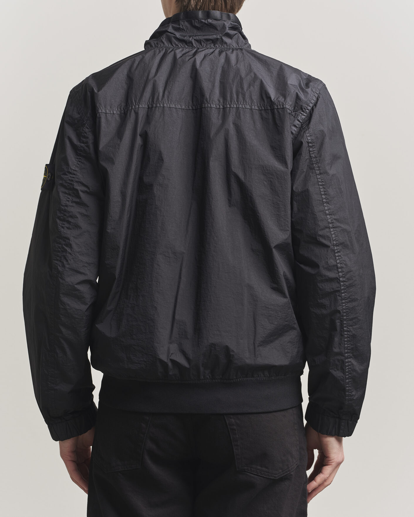 Men | Coats & Jackets | Stone Island | Crinkle Reps Short Jacket Black