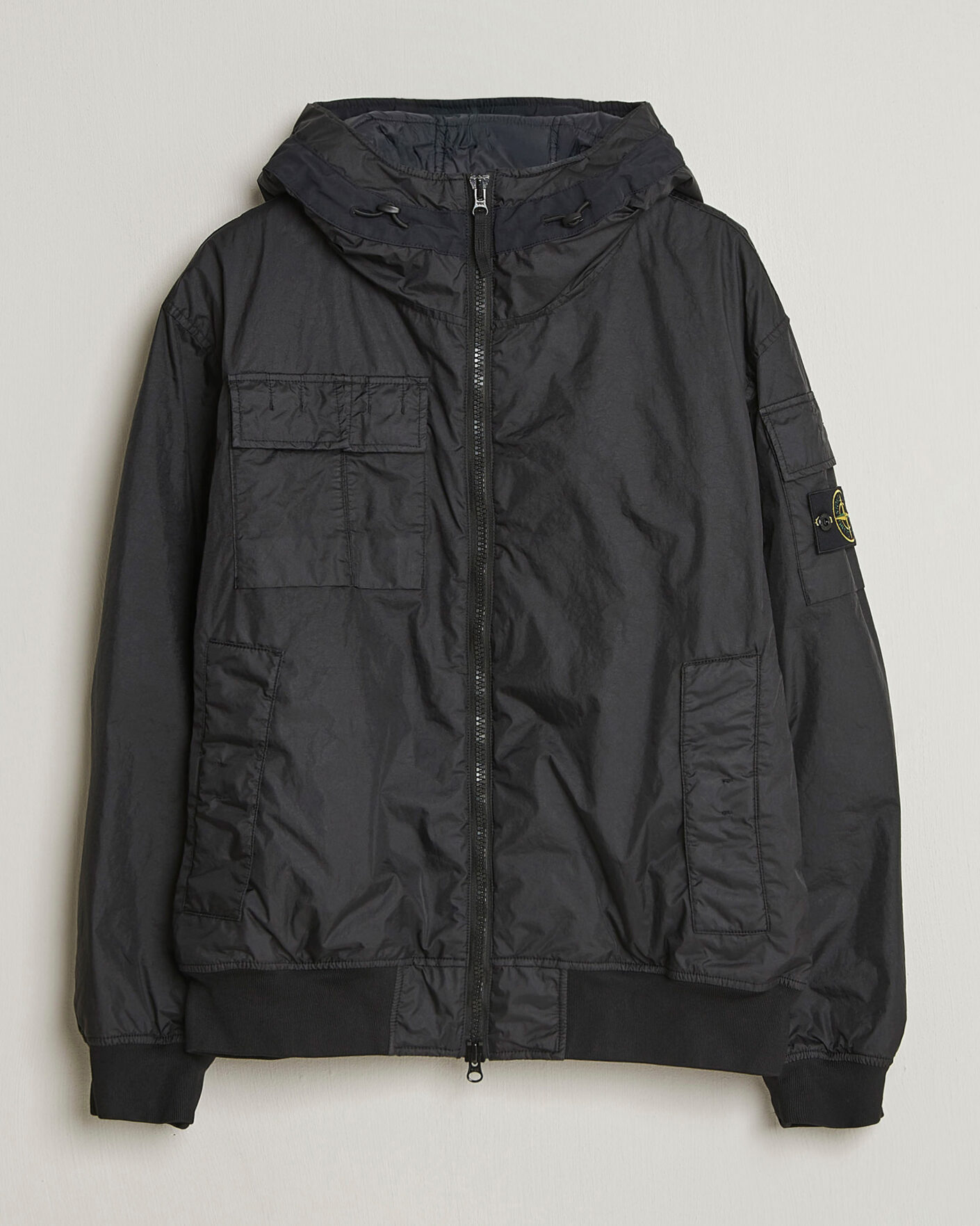 Men | Coats & Jackets | Stone Island | Membrana 3L Hood Jacket Black