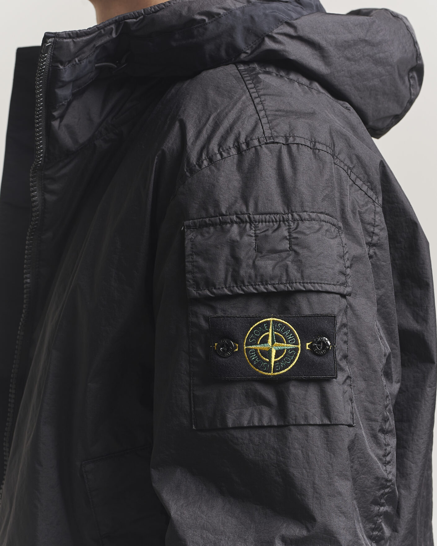 Men | Coats & Jackets | Stone Island | Membrana 3L Hood Jacket Black