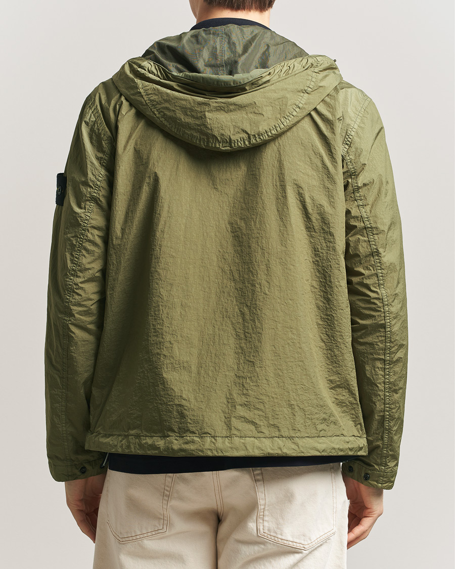Men | Coats & Jackets | Stone Island | Crinkle Reps Padded Hood Jacket Military Green