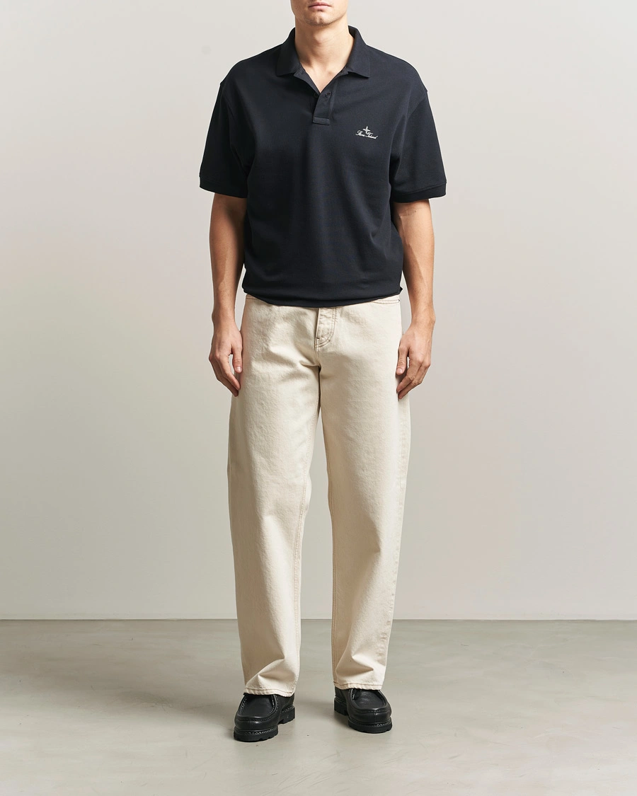 Men | Polo Shirts | Stone Island | Organic Cotton Pique Navy