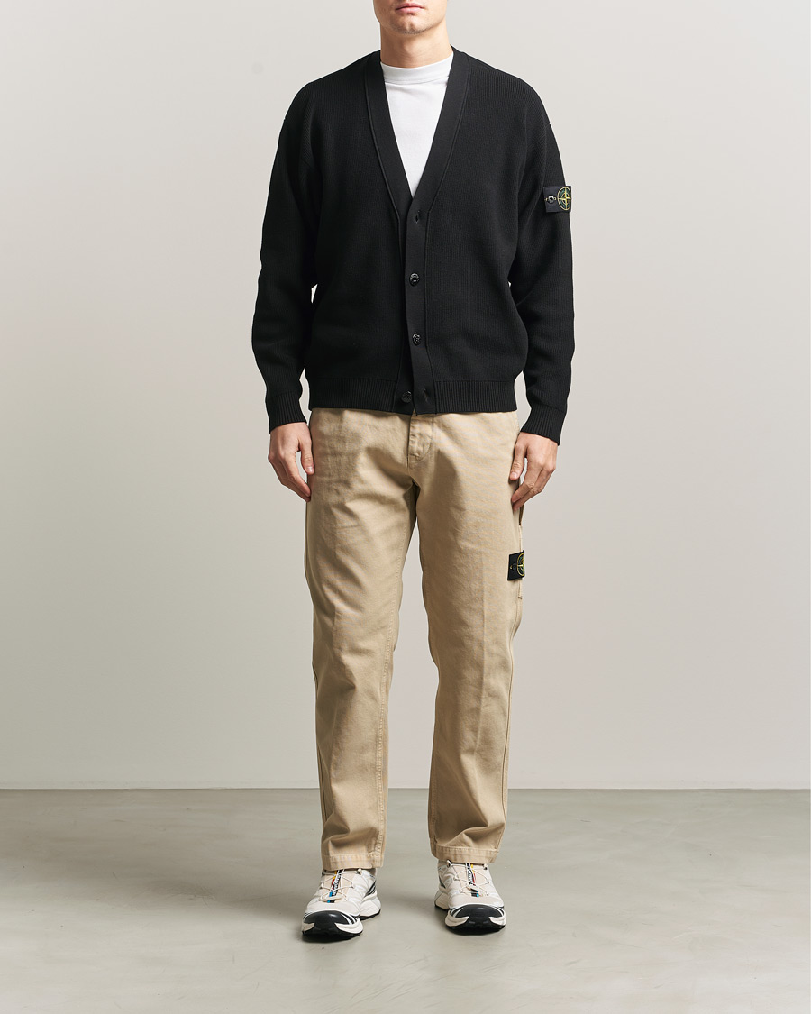 Men | Trousers | Stone Island | Organic Panama Cotton Trousers Desert