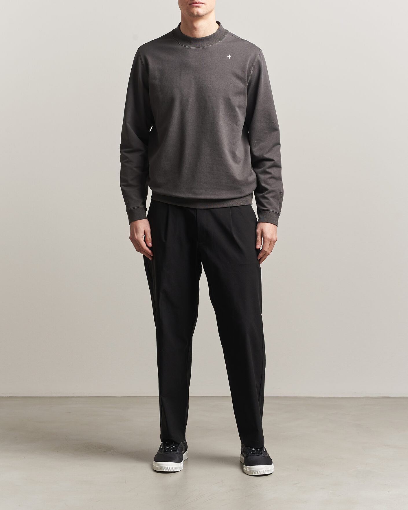 Men | Trousers | Stone Island | Stretch Cotton Twill Cargo Trousers Black