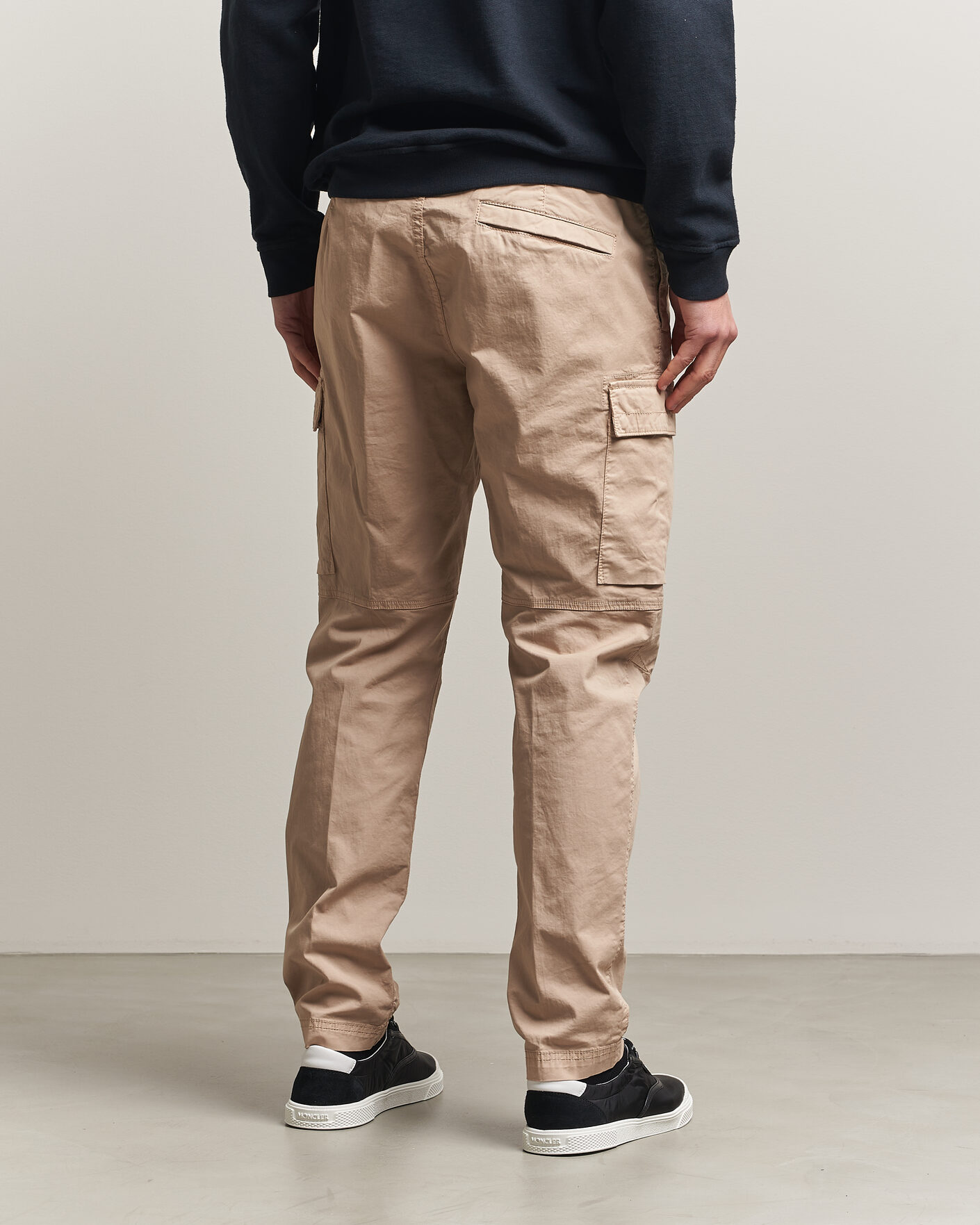 Men | Trousers | Stone Island | Stretch Cotton Twill Cargo Trousers Desert