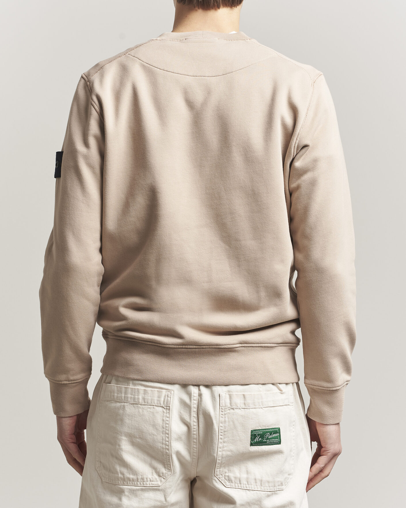 Men | Sweaters & Knitwear | Stone Island | Garment Dyed Fleece Sweatshirt Desert