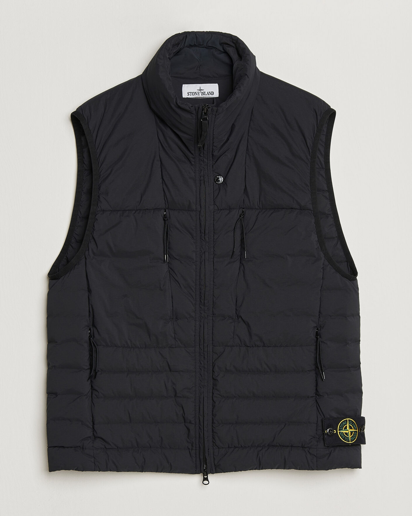 Stone Island Nylon Down Vest Black at CareOfCarl.com