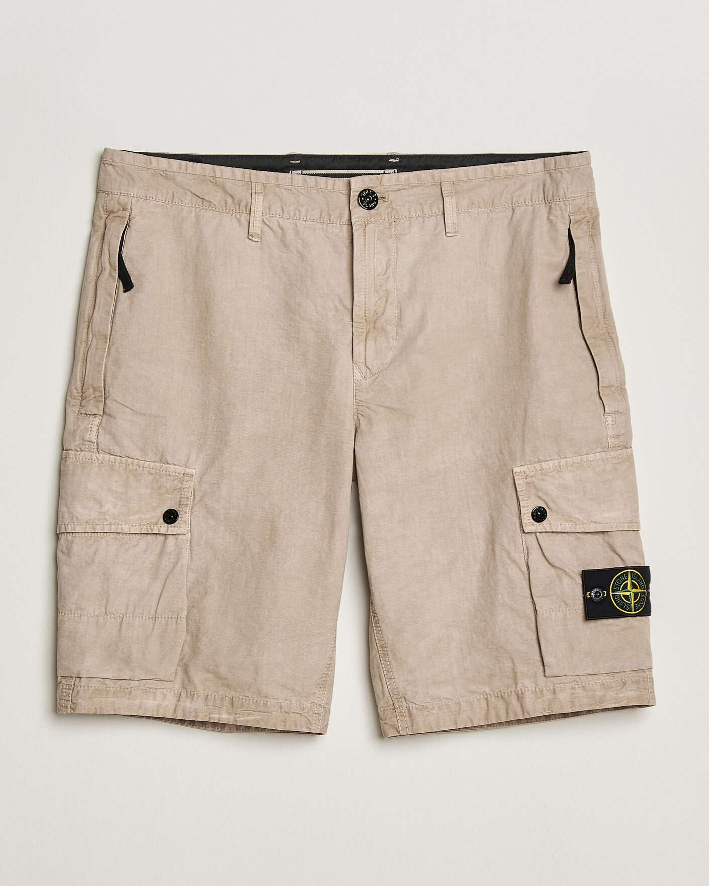 Men | Shorts | Stone Island | Brushed Cotton Canvas Cargo Shorts Desert