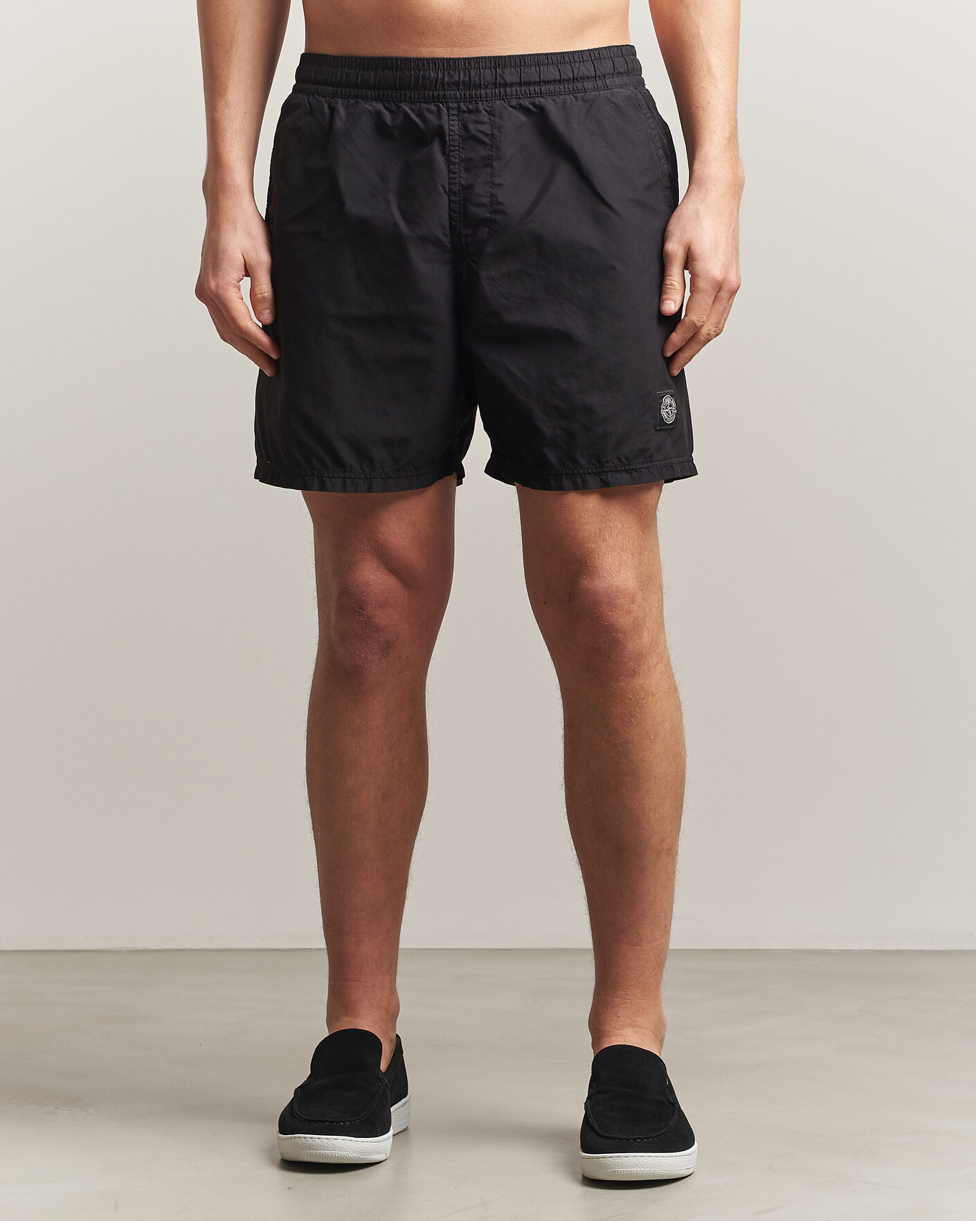 Men | Swimwear | Stone Island | Brushed Nylon Swimshorts Black