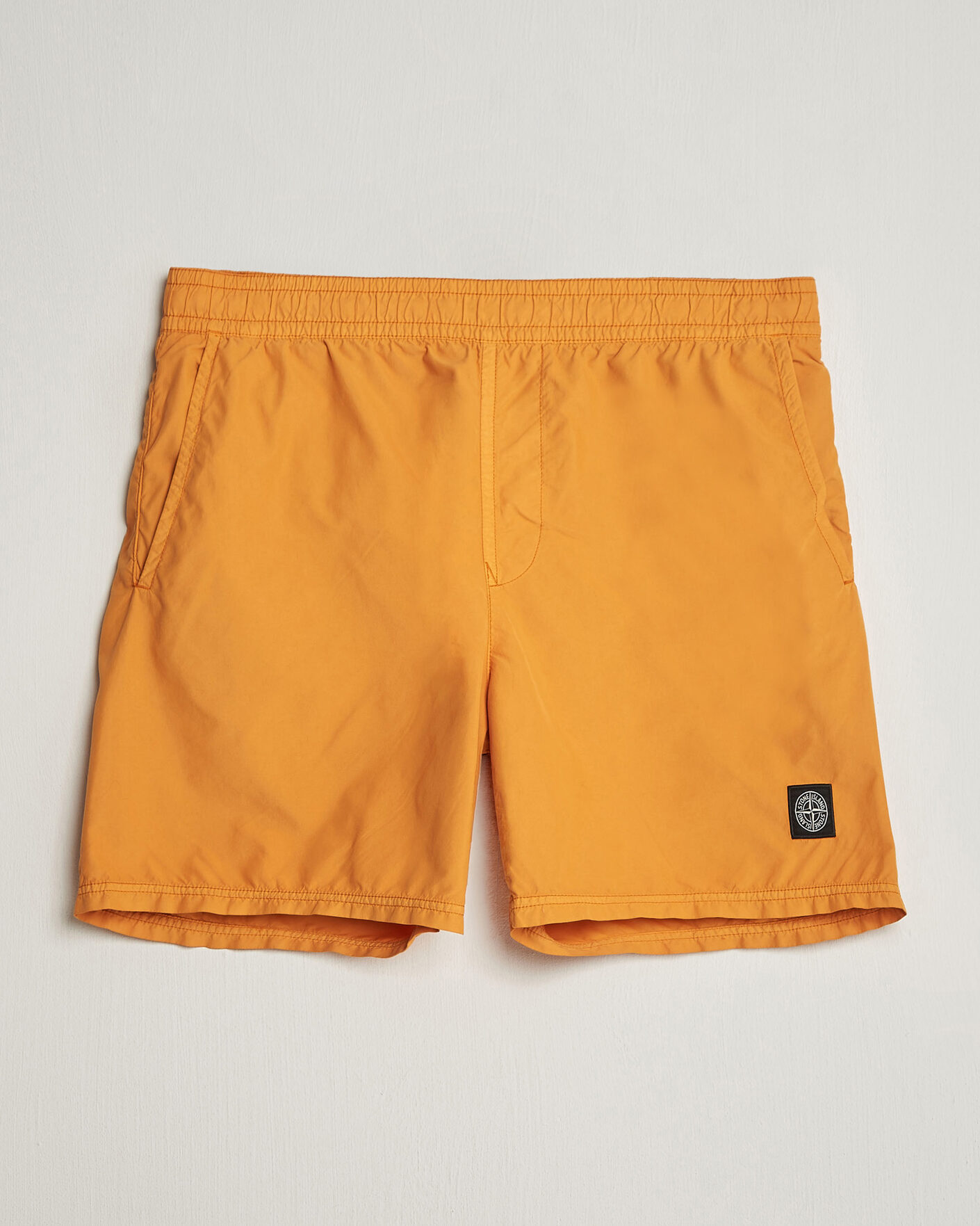Men | Swimwear | Stone Island | Brushed Nylon Swimshorts Tangerine