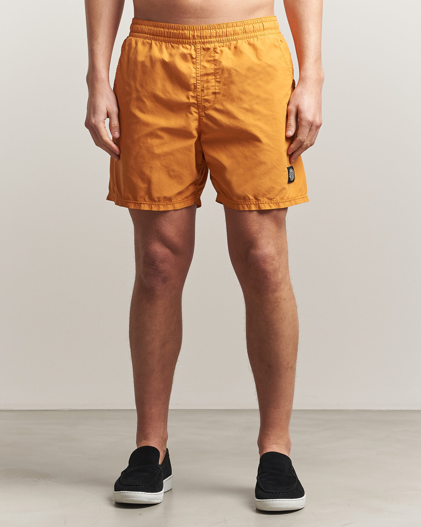 Men | Swimwear | Stone Island | Brushed Nylon Swimshorts Tangerine