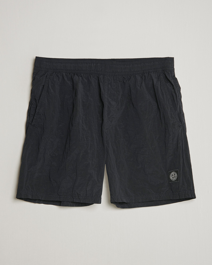 Stone Island Nylon Metal Econyl Swimshorts Black at CareOfCarl.com
