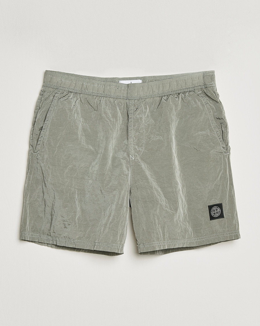 Men | Swimwear | Stone Island | Nylon Metal Econyl Swimshorts Pearl Grey