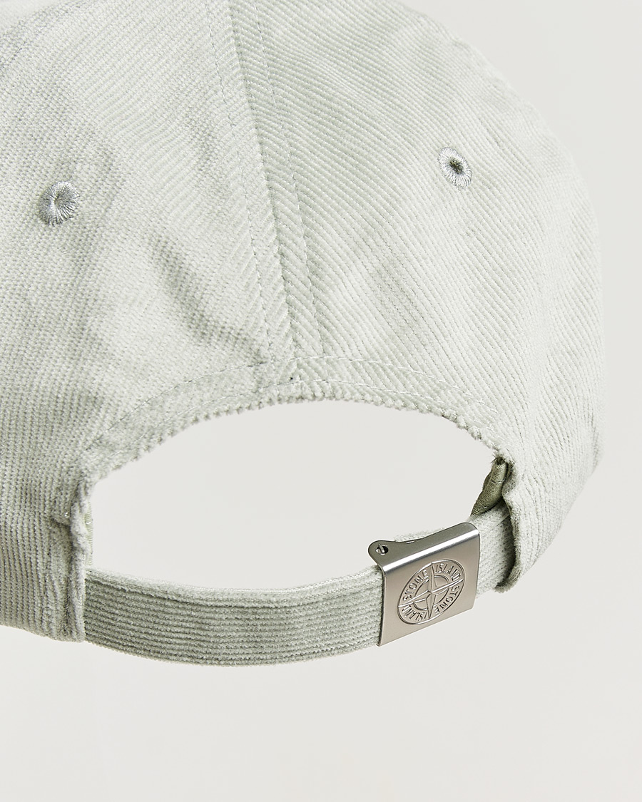 Men | Hats & Caps | Stone Island | Micro Cord Cotton Cap Sage