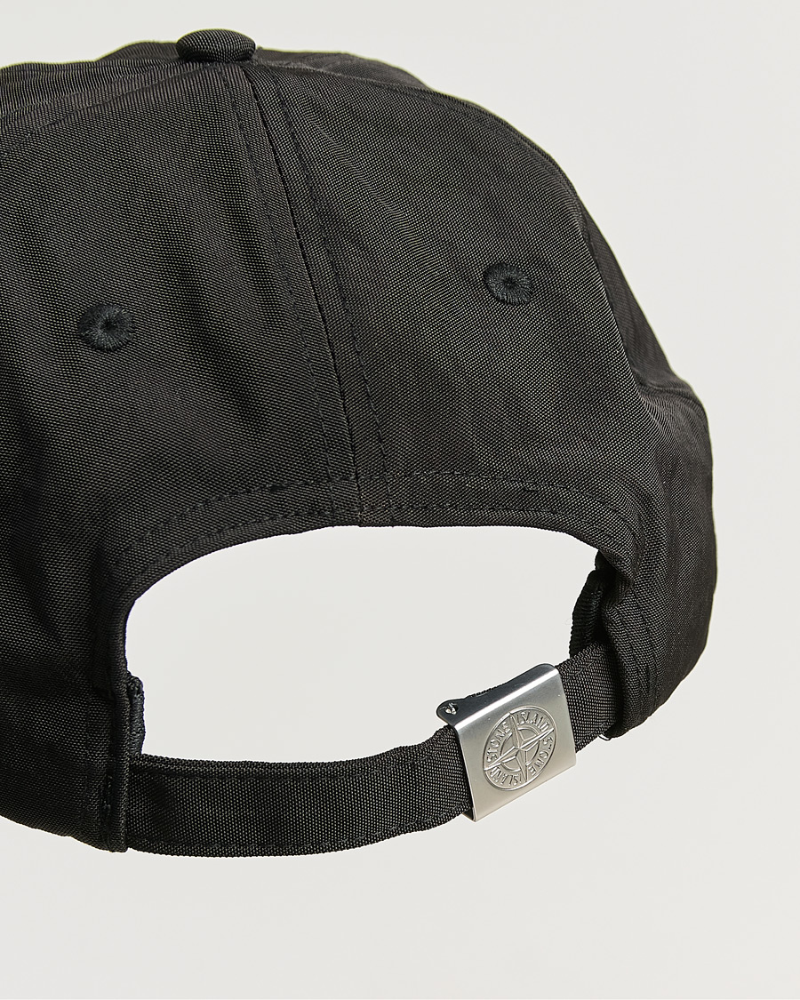 Stone Island Nylon Oxford Cap Black at CareOfCarl.com