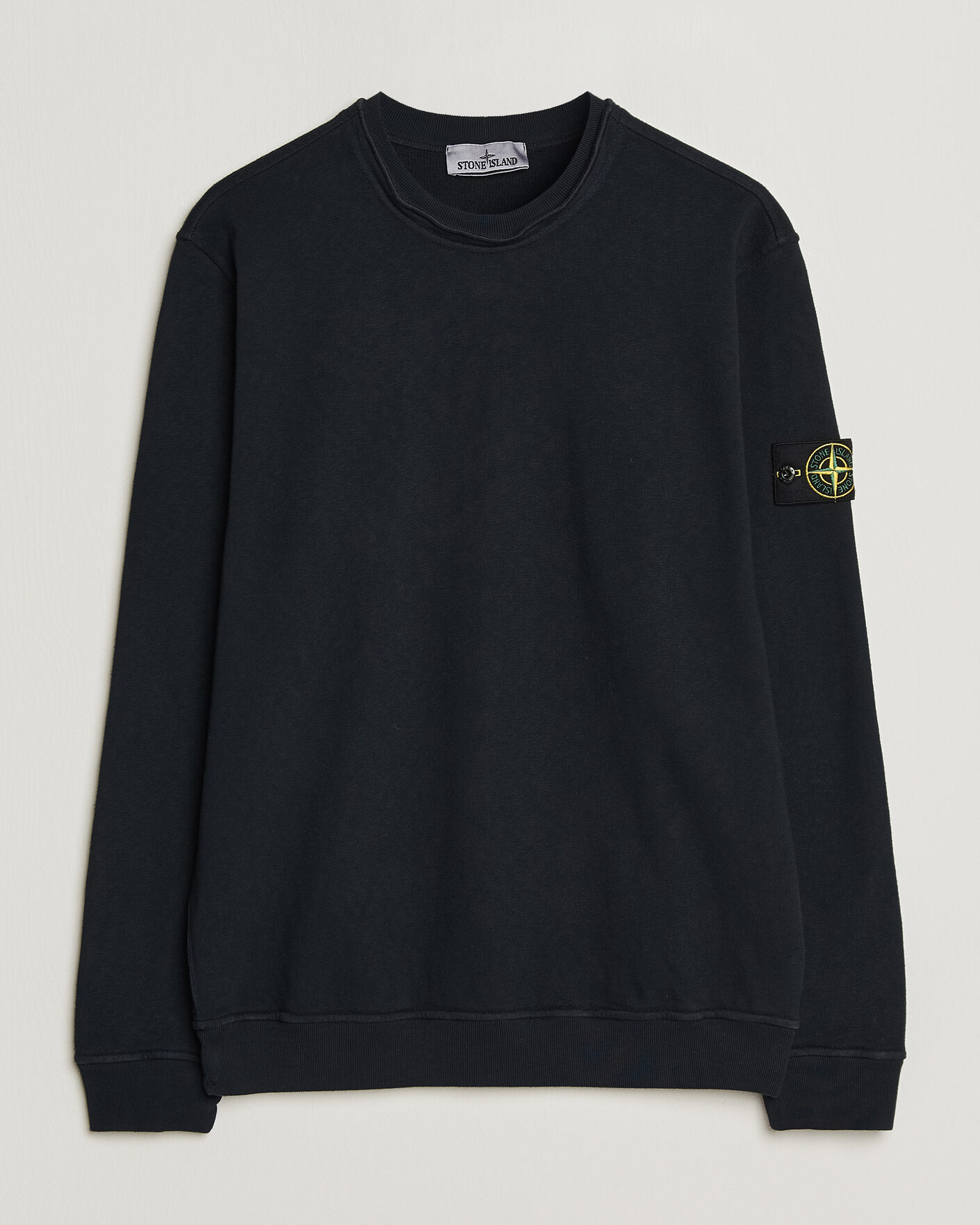 Men | Sweaters & Knitwear | Stone Island | Old Dyed Cotton Sweatshirt Navy