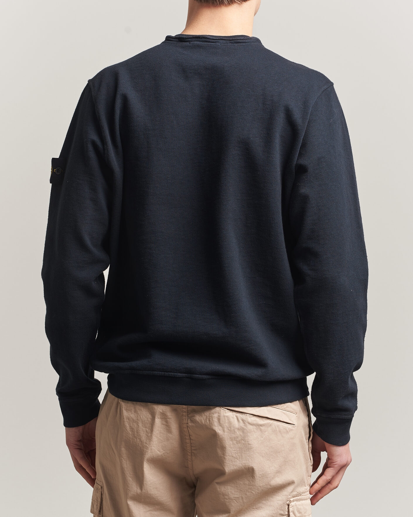 Men | Sweaters & Knitwear | Stone Island | Old Dyed Cotton Sweatshirt Navy