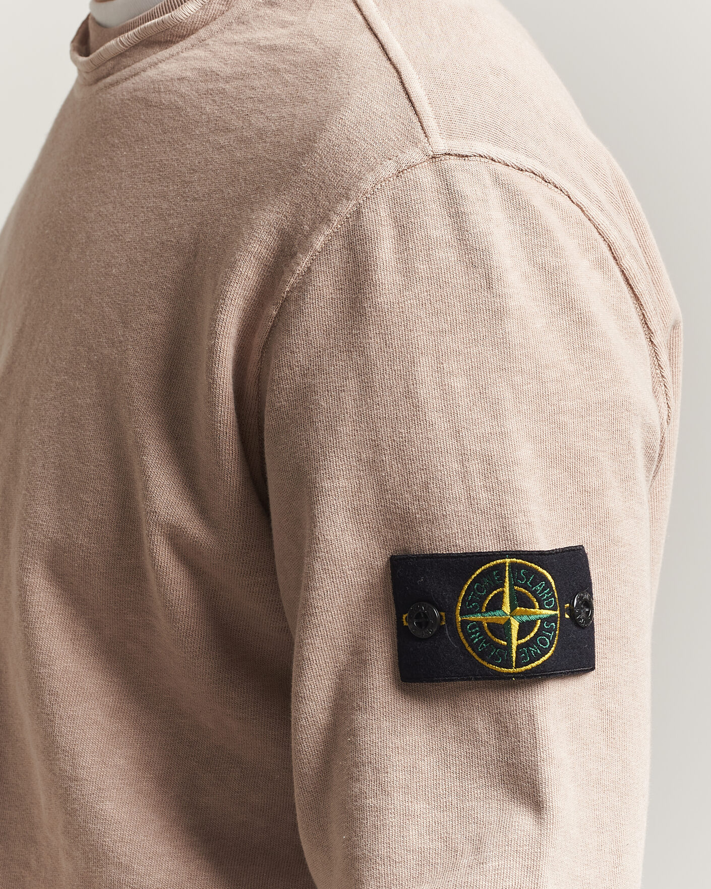 Men | Sweaters & Knitwear | Stone Island | Old Dyed Cotton Sweatshirt Desert