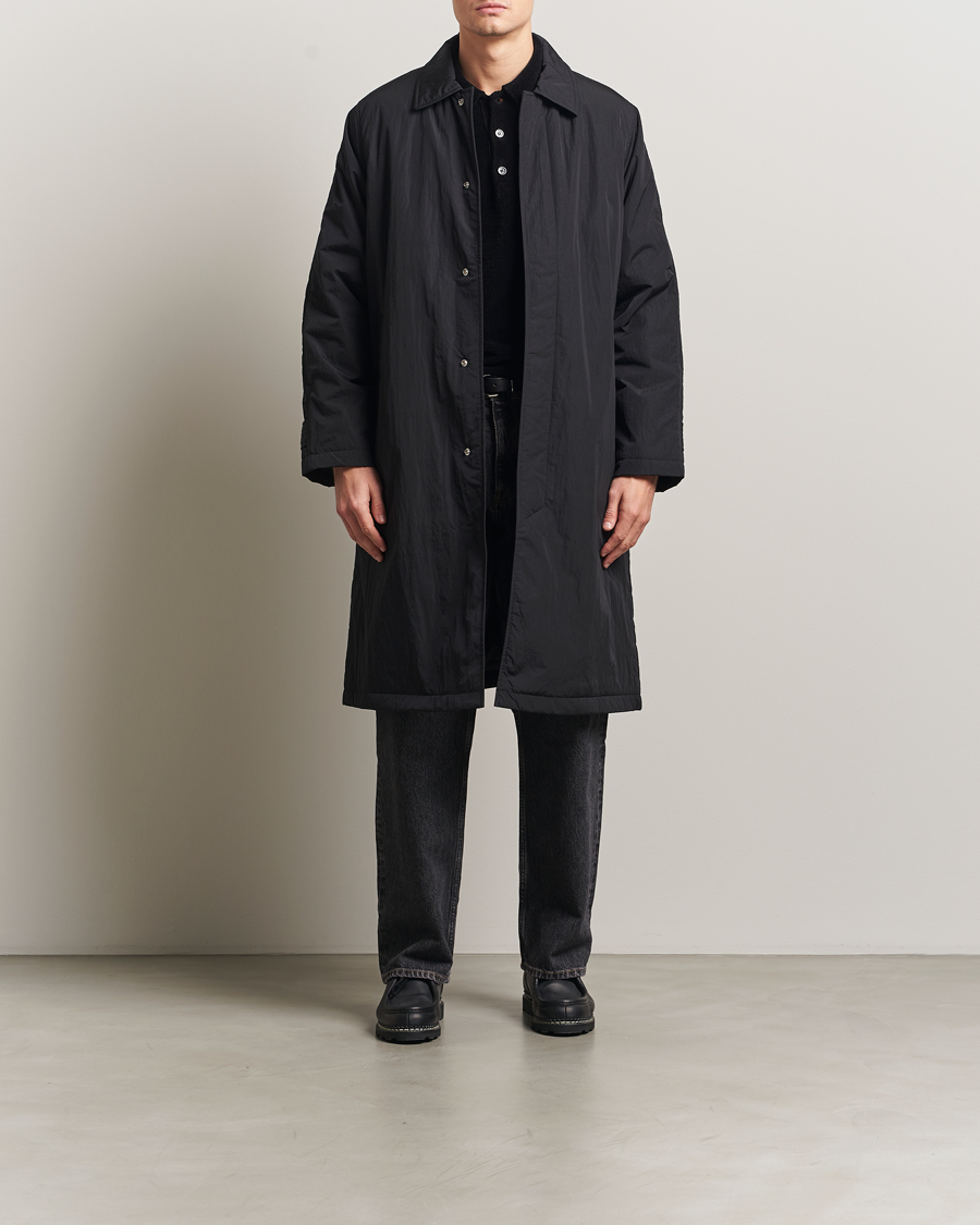 Men | Coats & Jackets | Sunflower | Relaxed Nylon Coat Black
