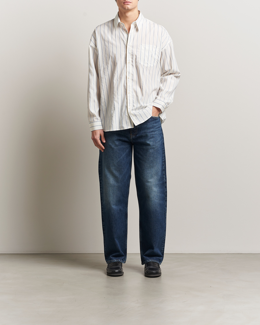Men | Jeans | Sunflower | Loose Jeans Dark Blue Worn