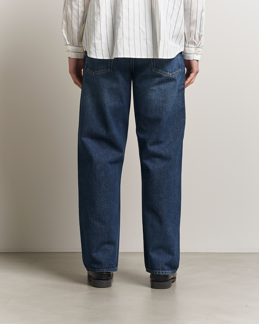Men | Jeans | Sunflower | Loose Jeans Dark Blue Worn