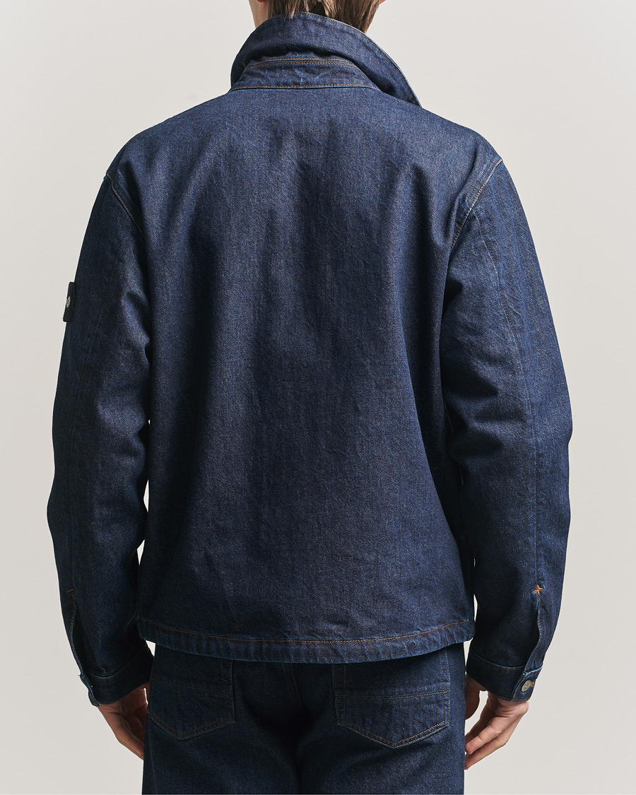Men | Coats & Jackets | Stone Island | Denim Jacket Blue Rinse
