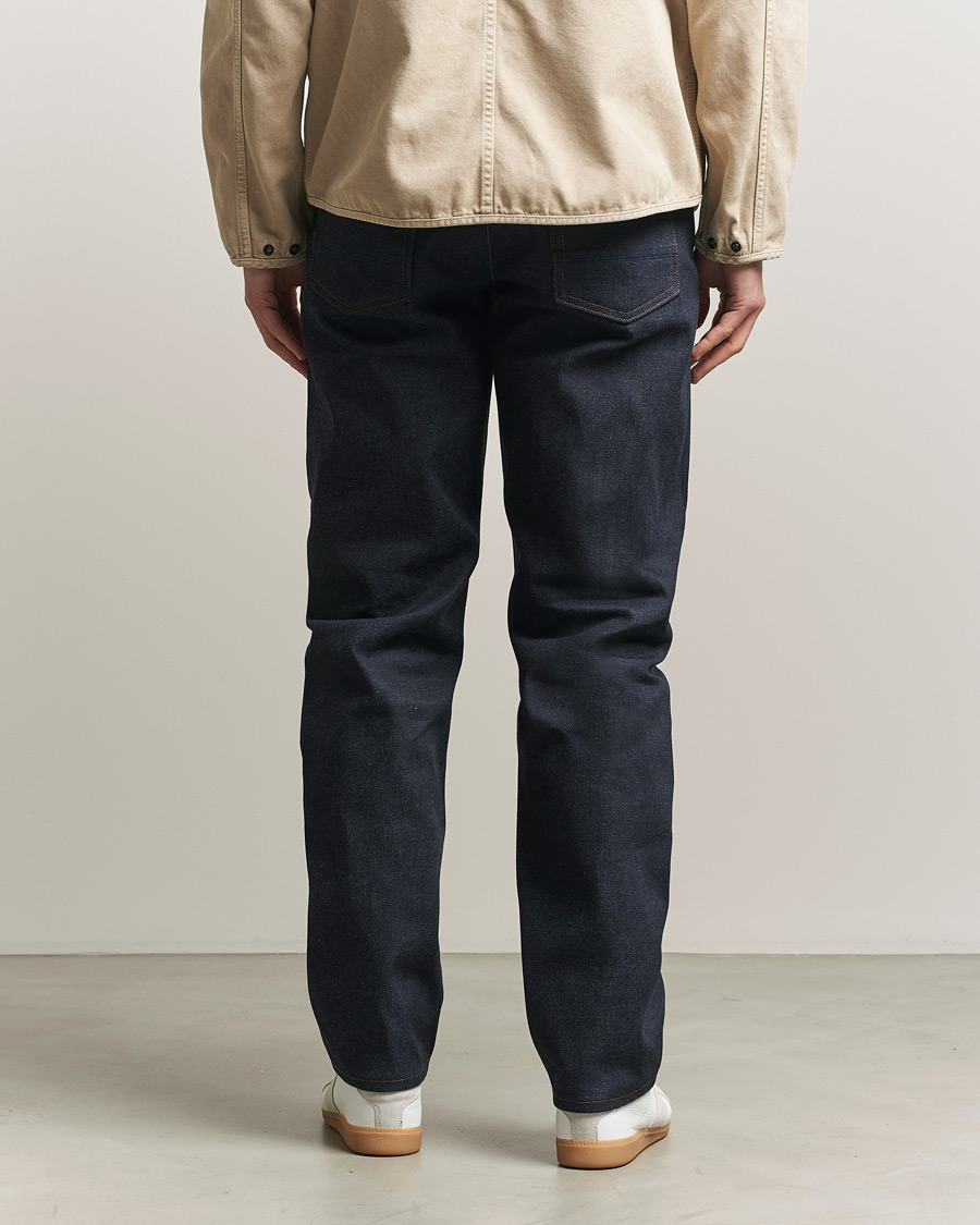 Men | Jeans | Stone Island | Straight Fit Raw Denim Jeans Blue