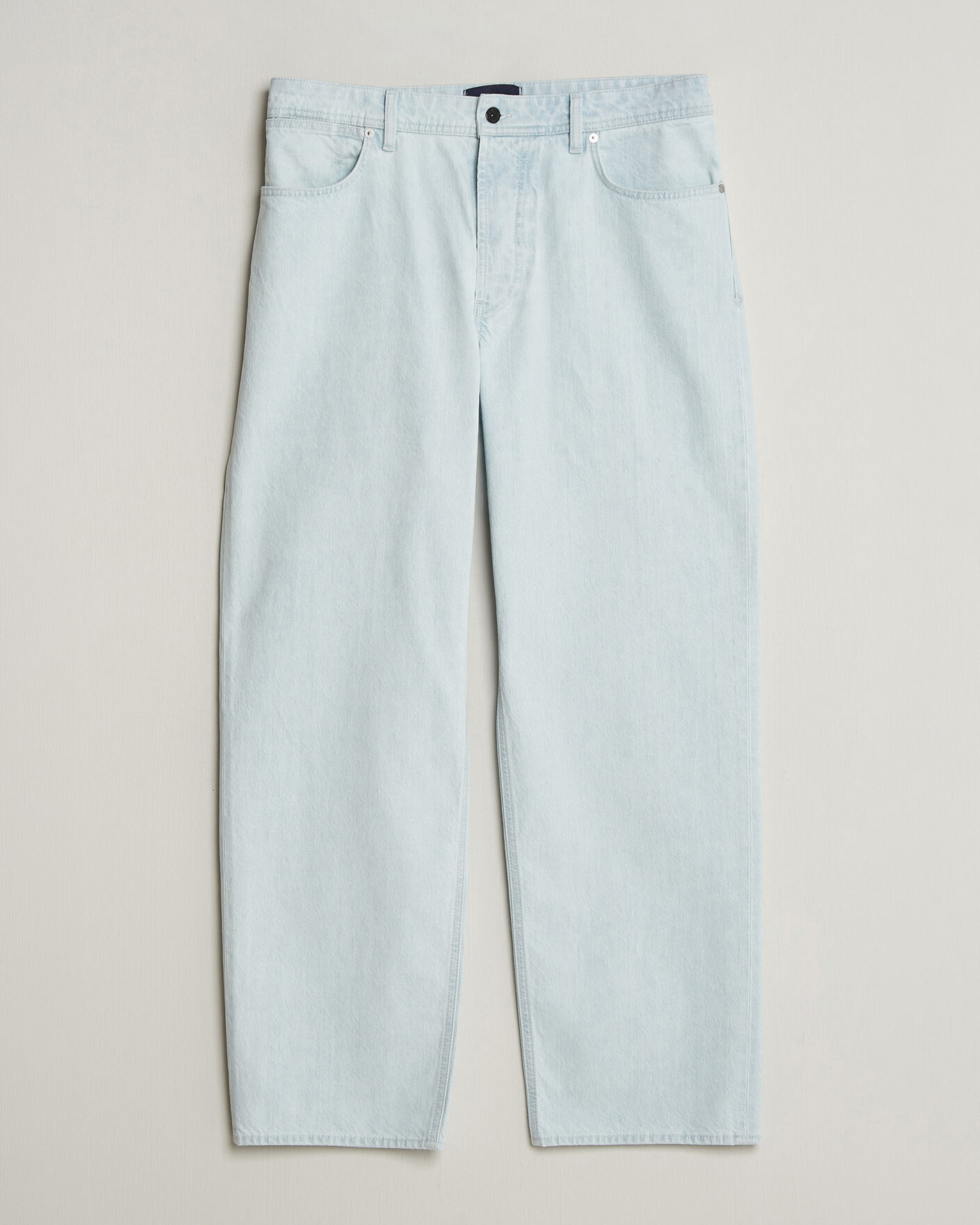 Stone Island Loose Fit Denim Jeans Blue Extra Bleach at CareOfCarl.com