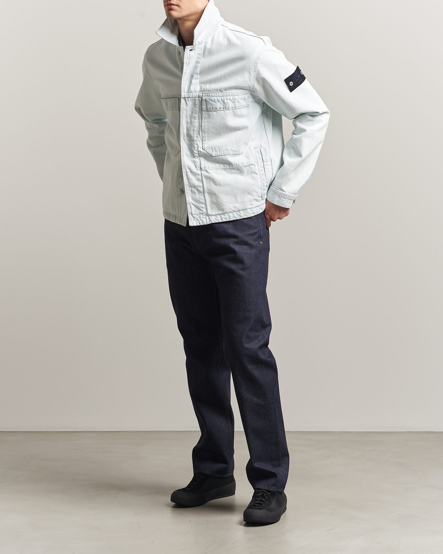 Men | Jeans | Stone Island | Straight Fit Jeans Blue Raw