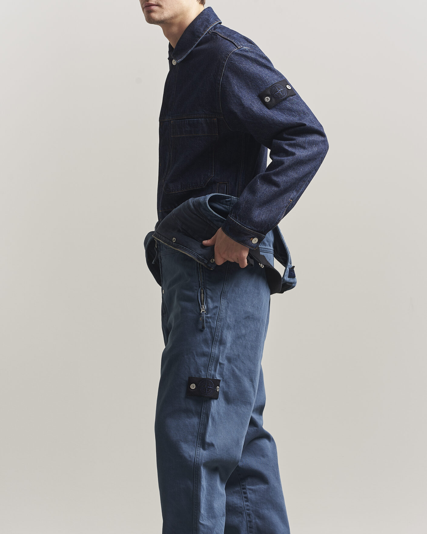 Men | Shirts | Stone Island | Denim Overall Indigo