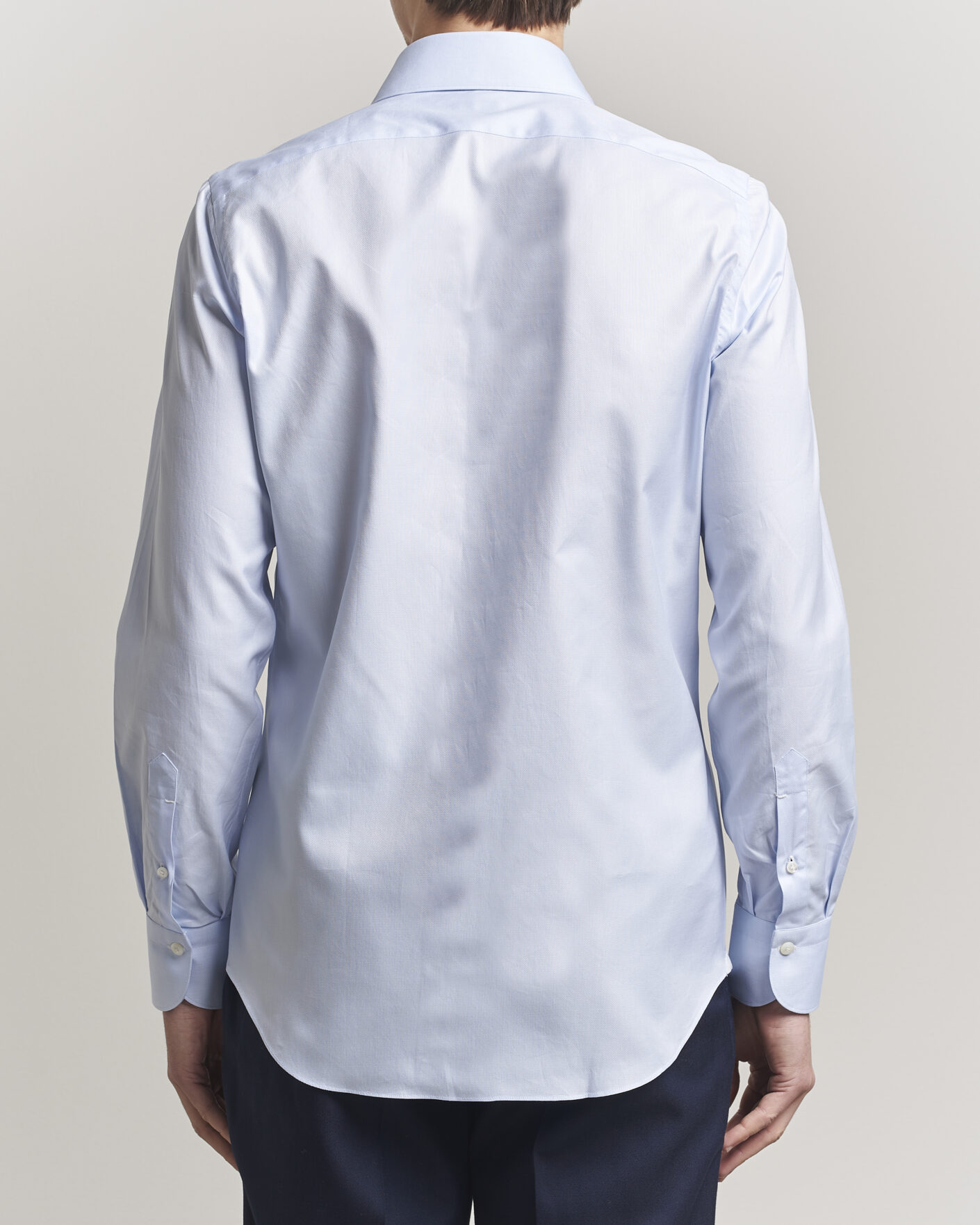 Men | Shirts | Finamore Napoli | Milano Slim Royal Oxford Dress Shirt Light Blue