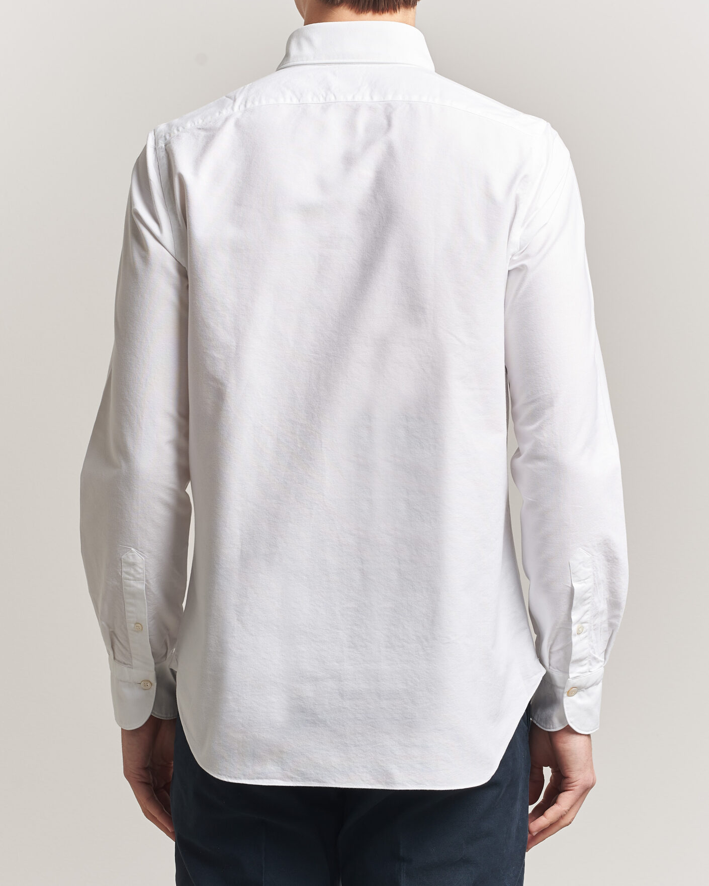 Men | Shirts | Finamore Napoli | Gaeta Oxford Button Down Shirt White