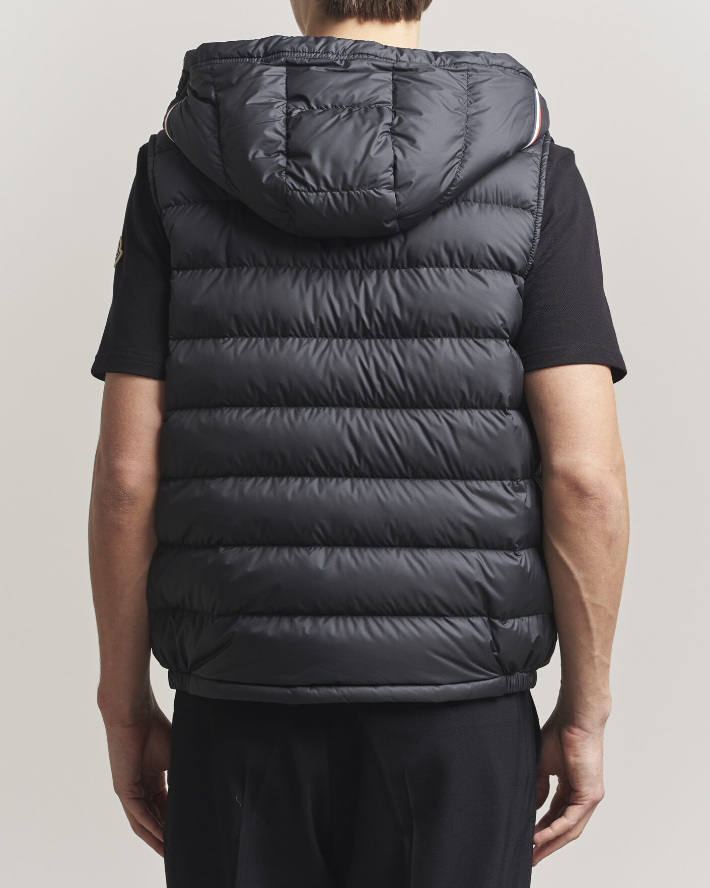 Men | Gilets | Moncler | Marseillan Hooded Down Vest Black