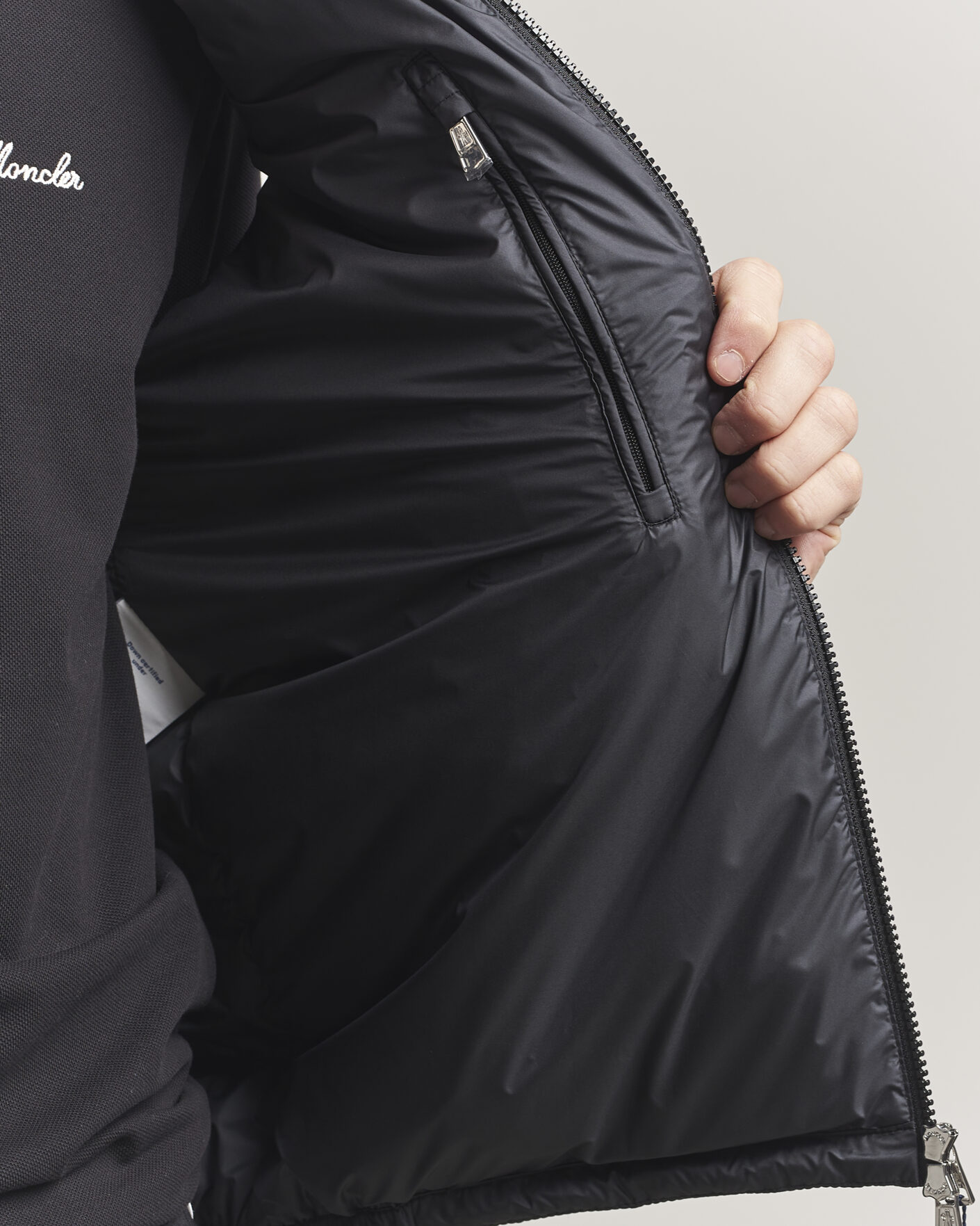 Men | Gilets | Moncler | Marseillan Hooded Down Vest Black