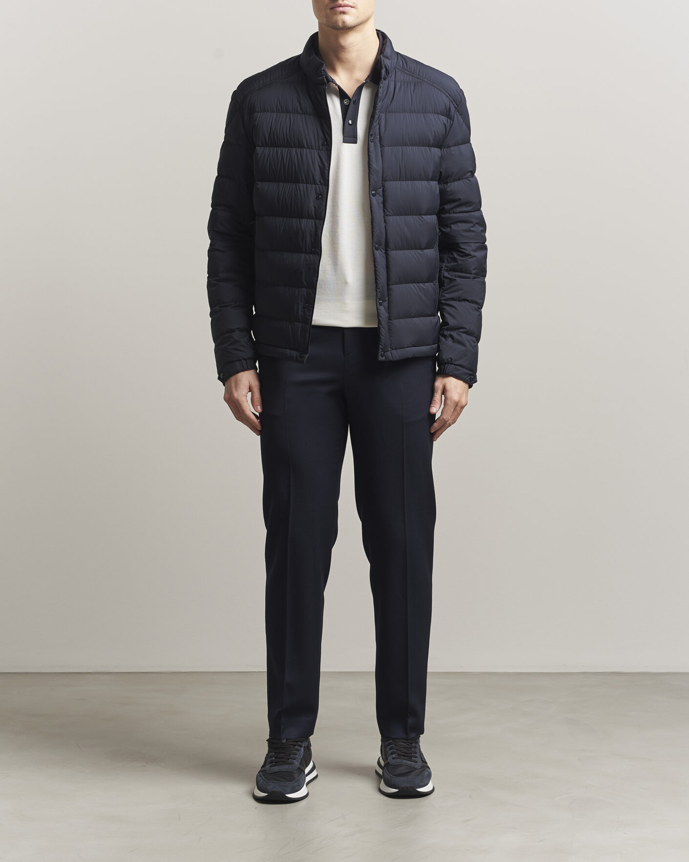 Men | Coats & Jackets | Moncler | Selves Down Jacket Navy