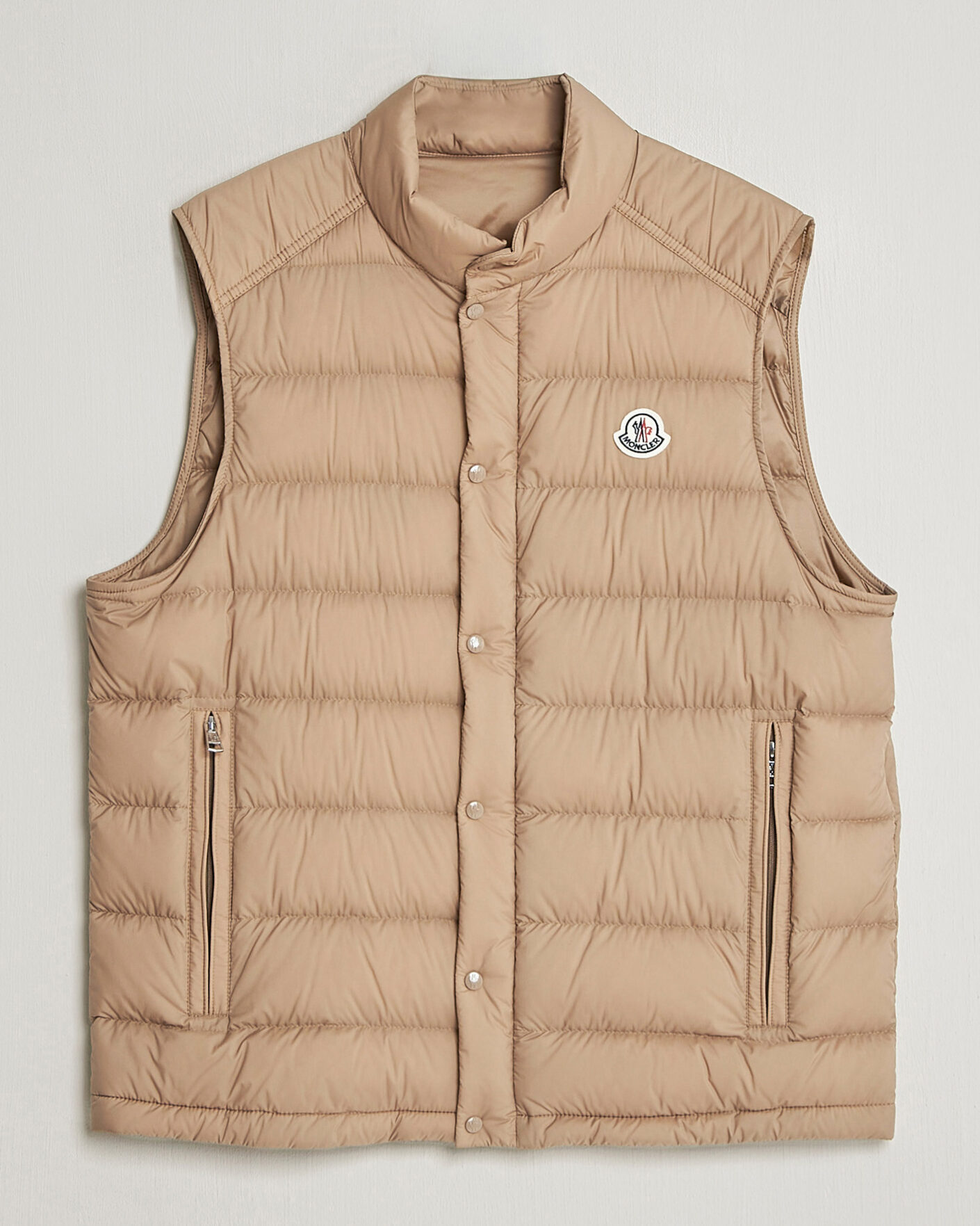 Men | Gilets | Moncler | Barthe Down Vest Tan