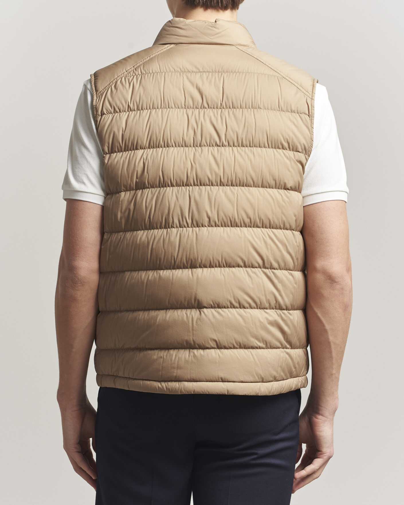 Men | Gilets | Moncler | Barthe Down Vest Tan
